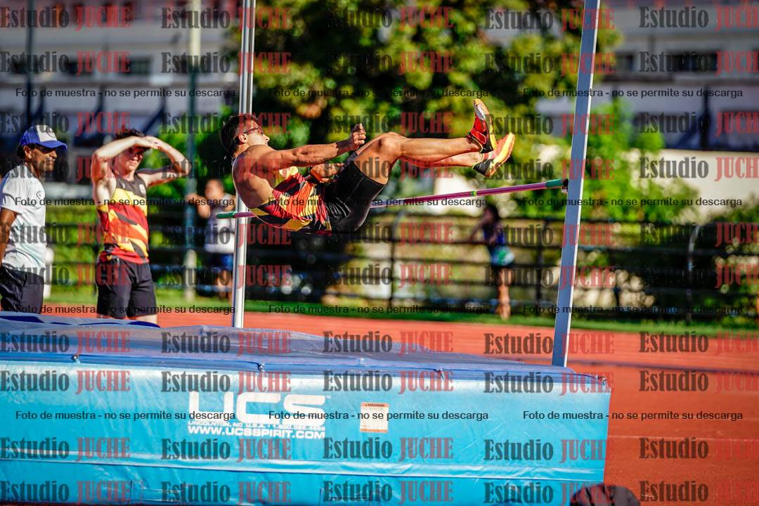 Fotos del salto en alto de varones