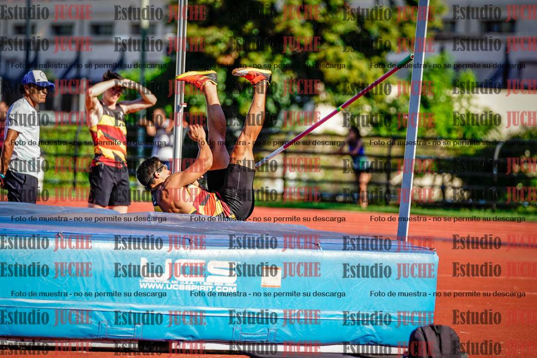 Fotos del salto en alto de varones