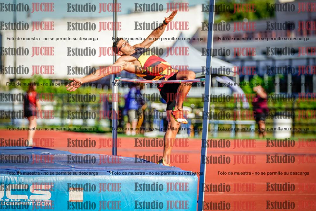 Fotos del salto en alto de varones