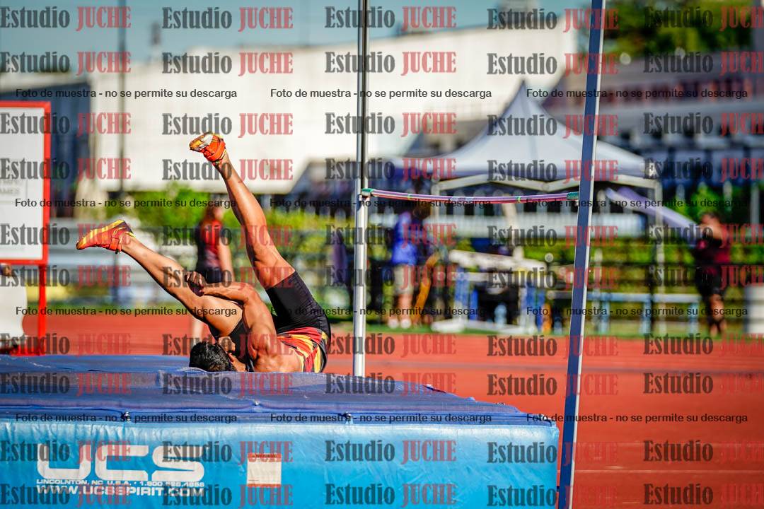 Fotos del salto en alto de varones