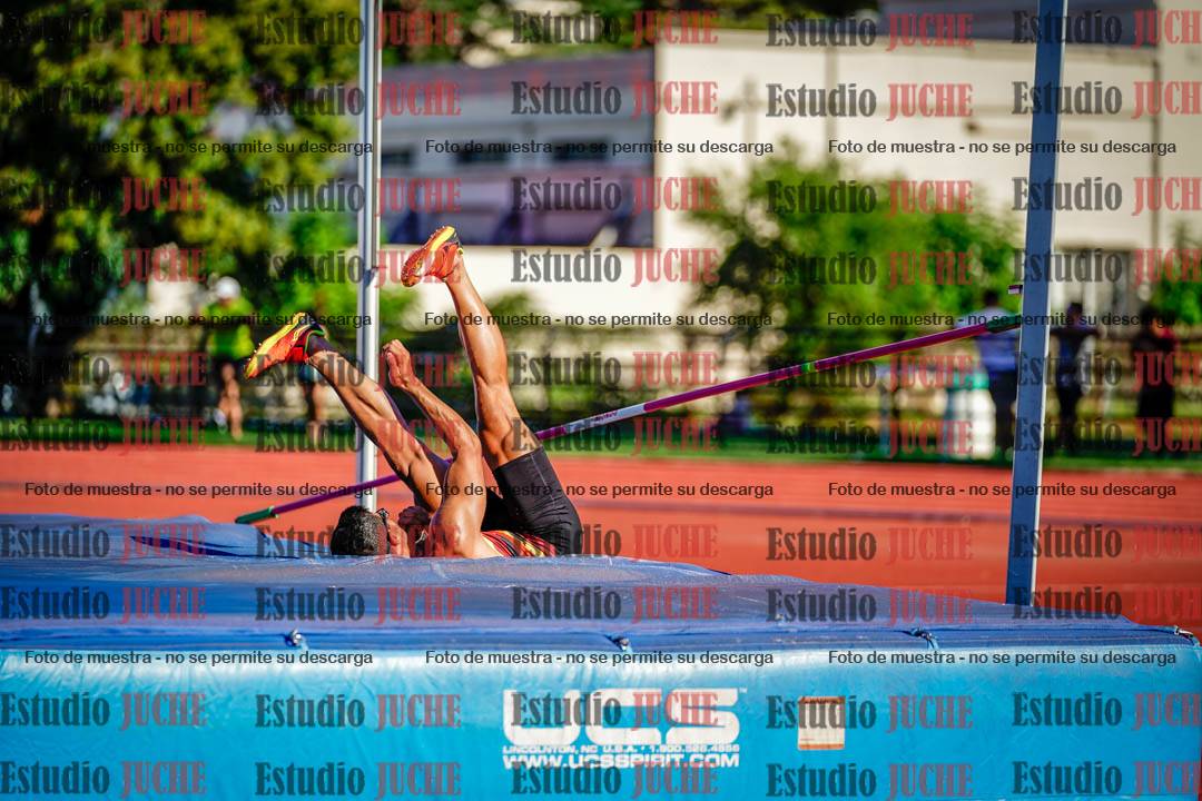 Fotos del salto en alto de varones