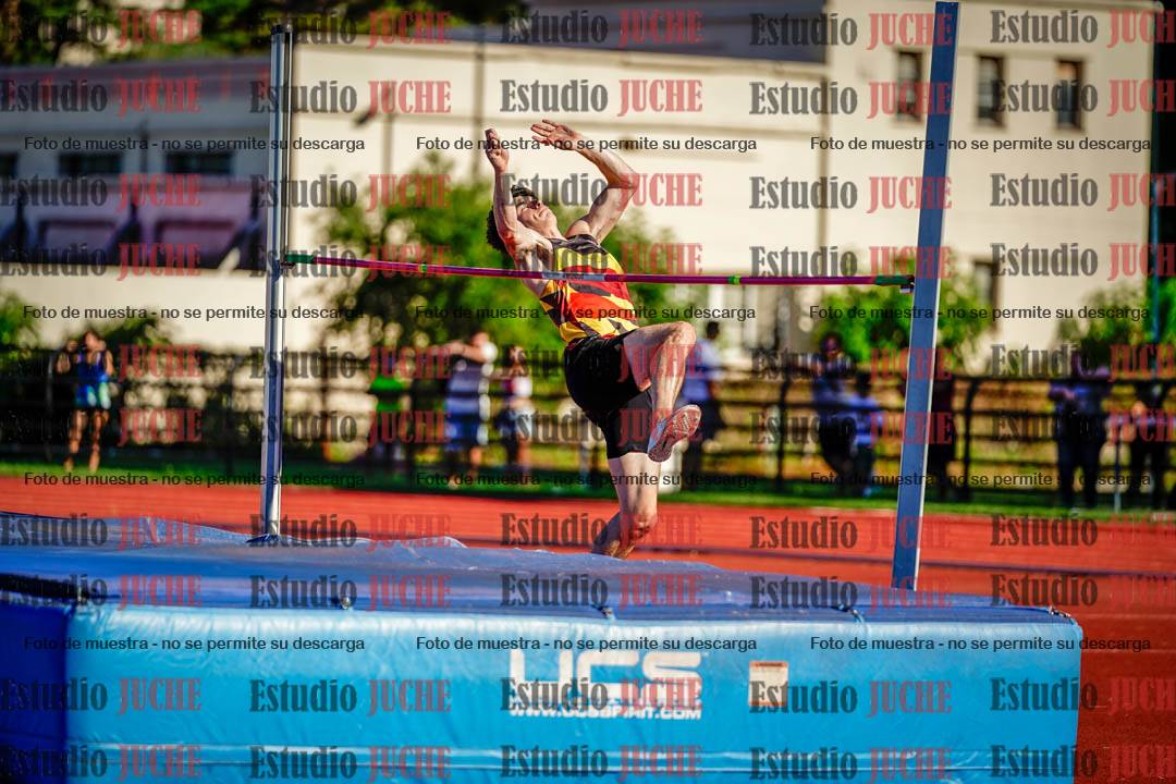 Fotos del salto en alto de varones