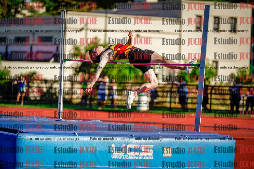 Fotos del salto en alto de varones
