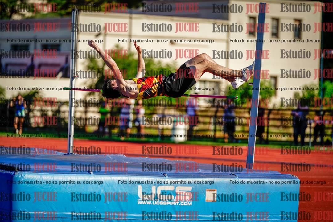 Fotos del salto en alto de varones