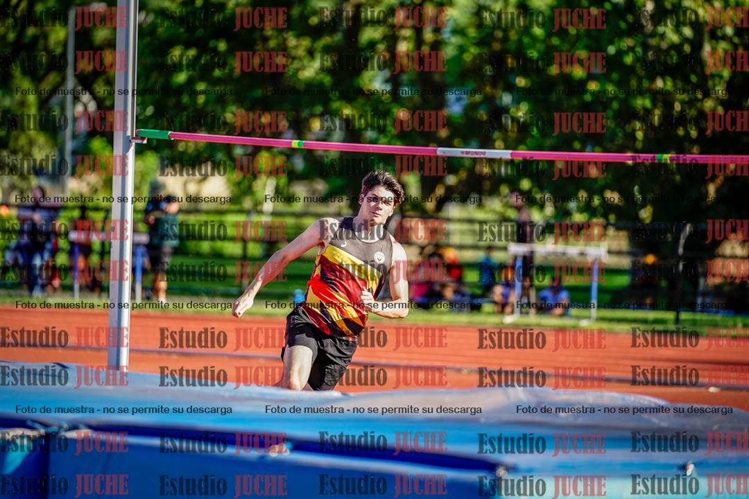 Fotos del salto en alto de varones