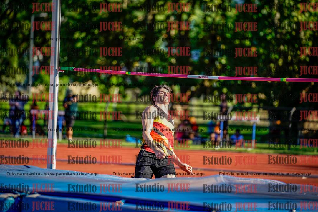 Fotos del salto en alto de varones