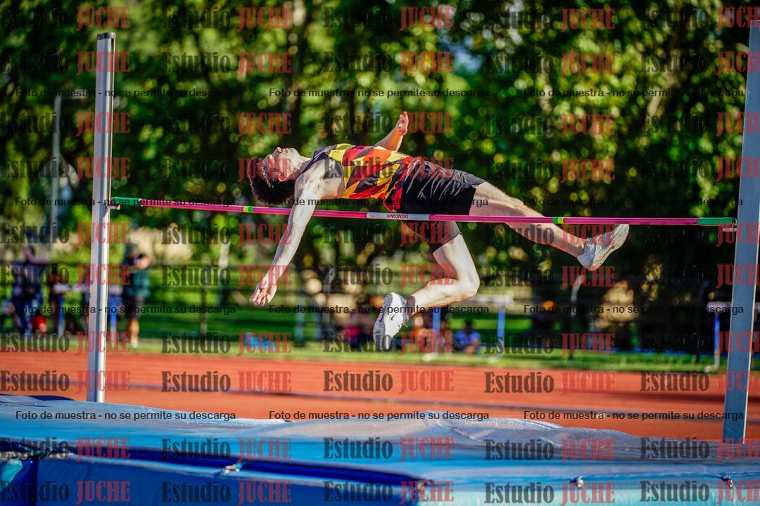 Fotos del salto en alto de varones