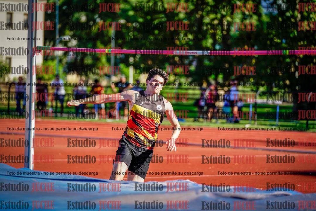 Fotos del salto en alto de varones