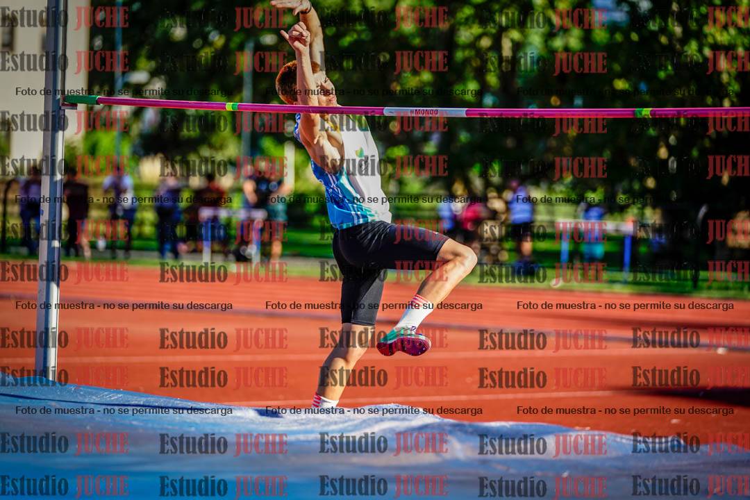 Fotos del salto en alto de varones
