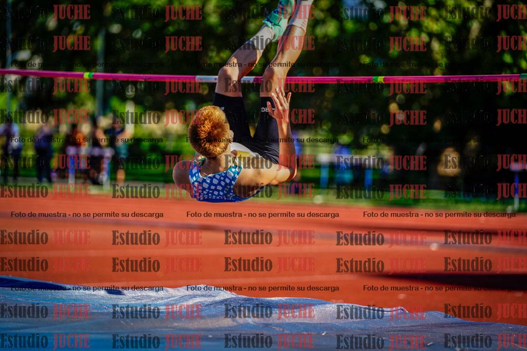 Fotos del salto en alto de varones