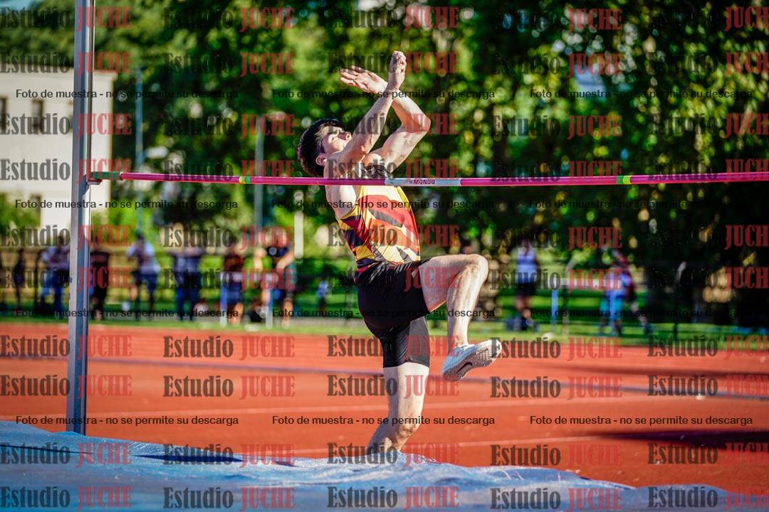 Fotos del salto en alto de varones
