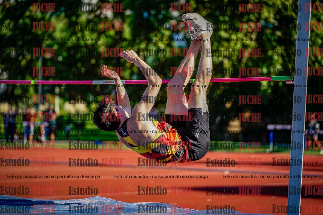 Fotos del salto en alto de varones