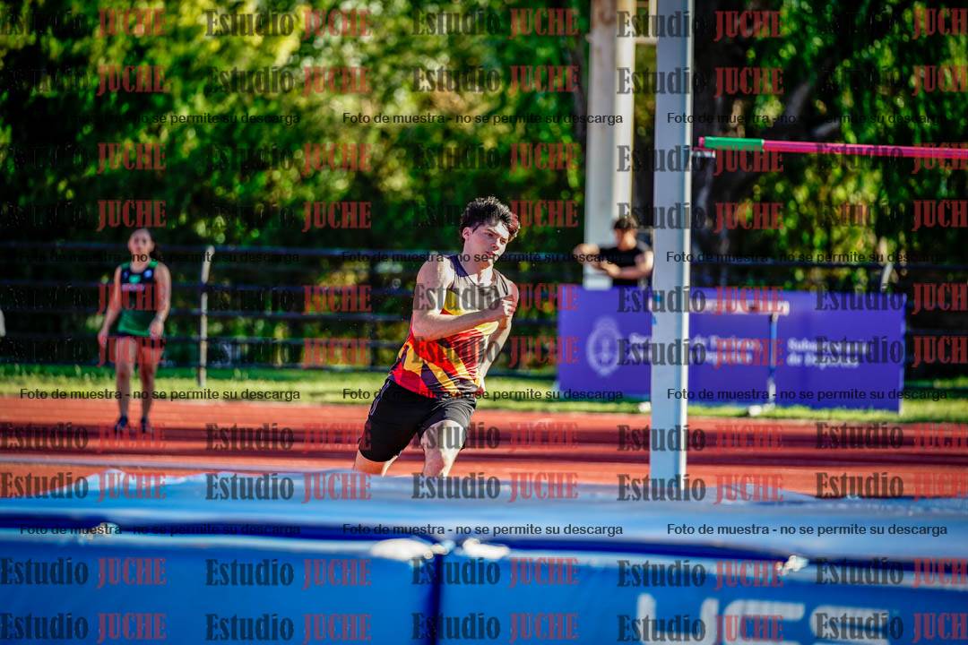 Fotos del salto en alto de varones