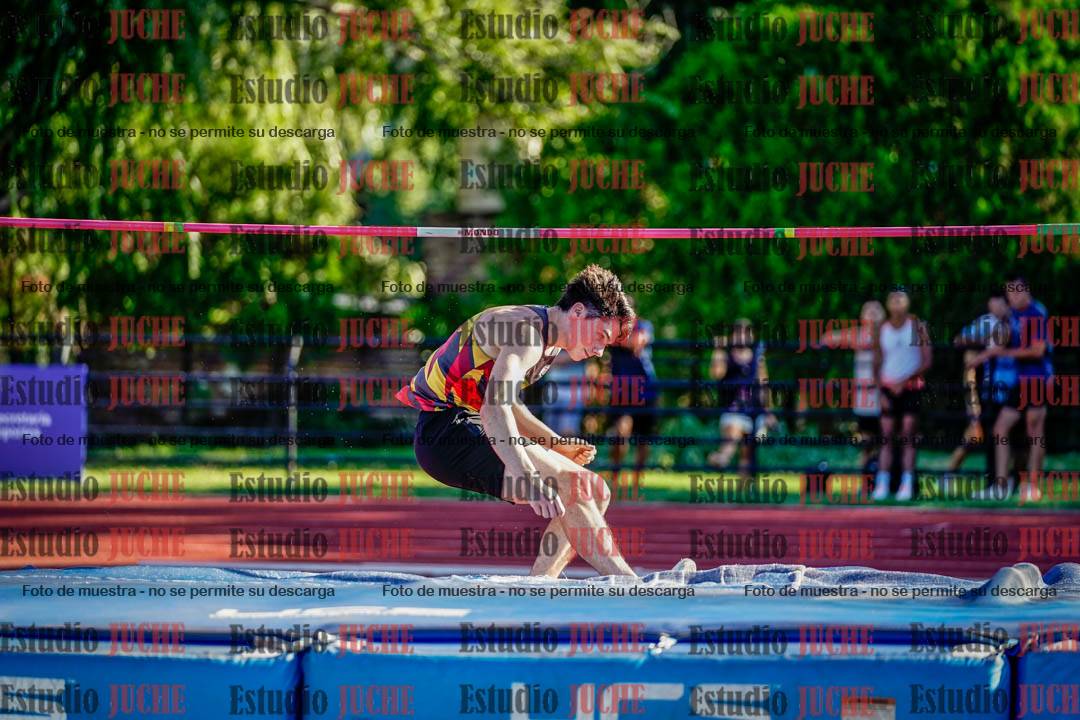 Fotos del salto en alto de varones