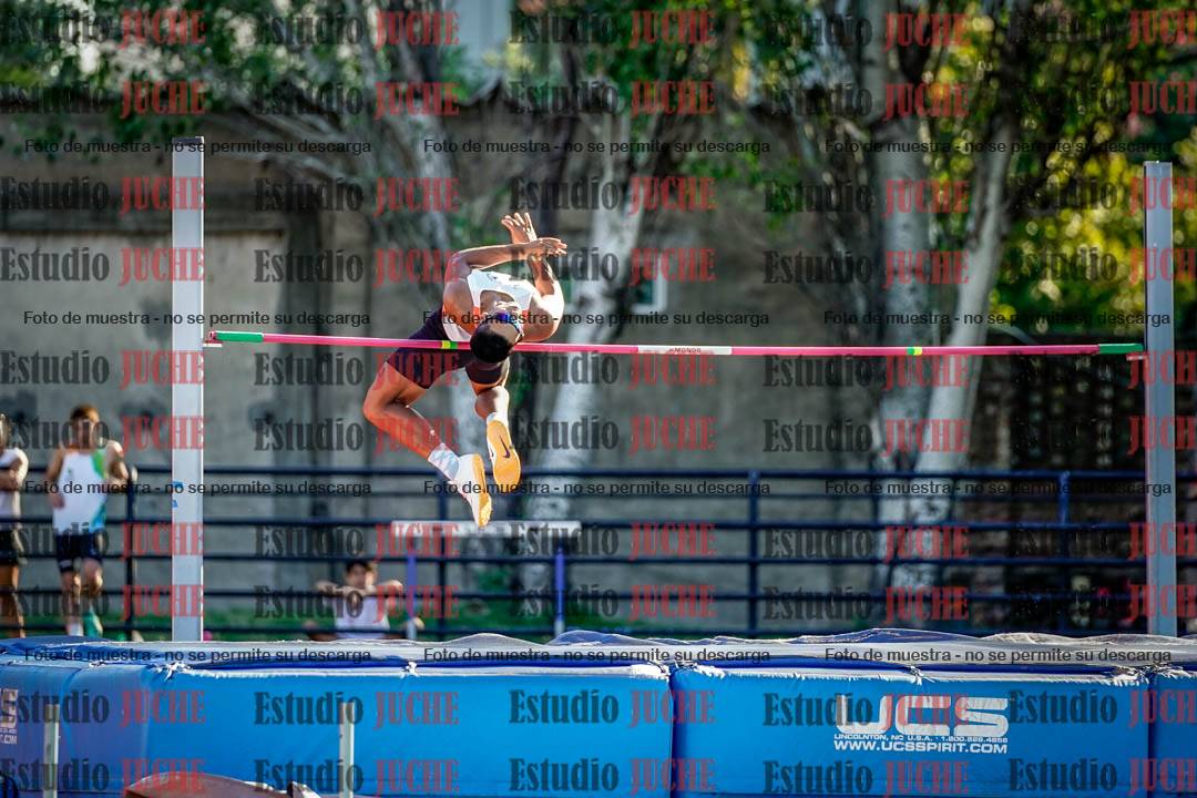 Fotos del salto en alto de varones