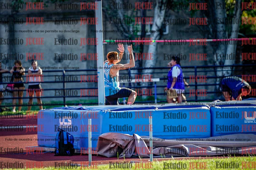 Fotos del salto en alto de varones