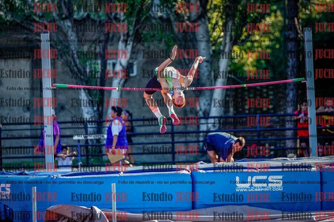 Fotos del salto en alto de varones