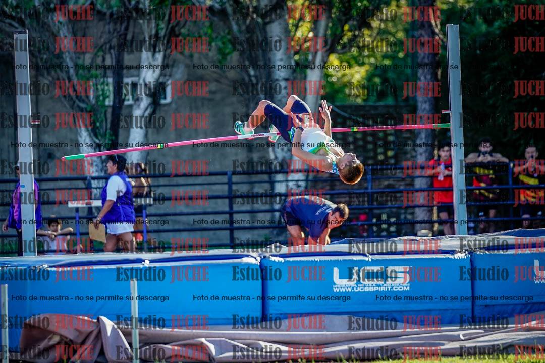 Fotos del salto en alto de varones