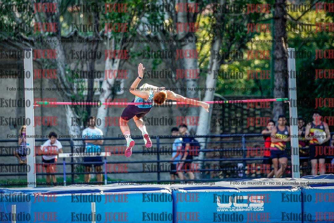 Fotos del salto en alto de varones