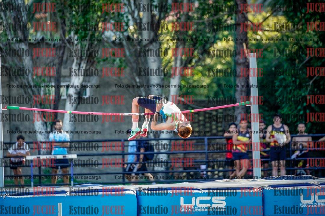 Fotos del salto en alto de varones