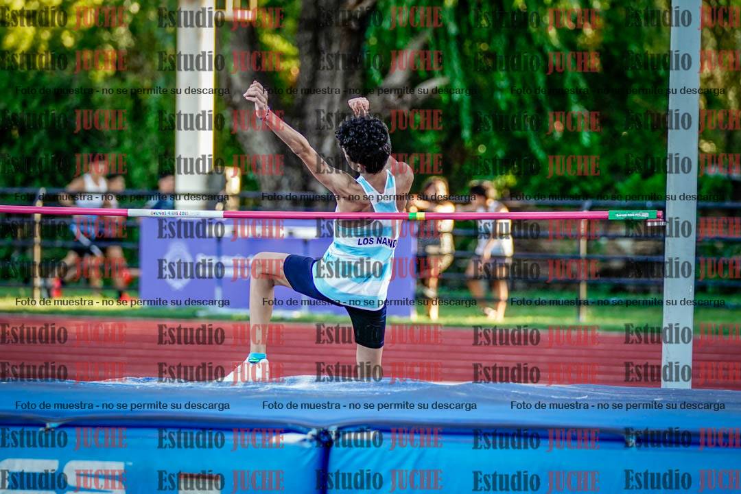 Fotos del salto en alto de varones