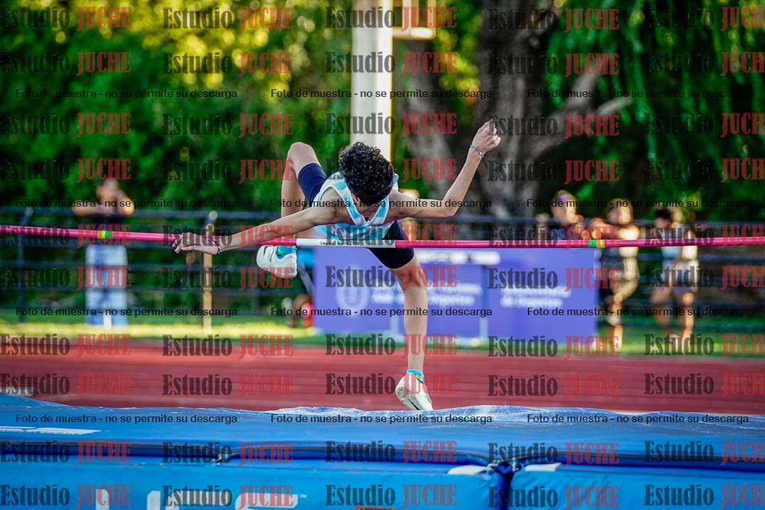 Fotos del salto en alto de varones