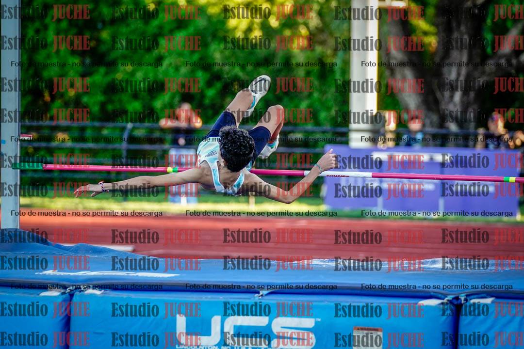 Fotos del salto en alto de varones