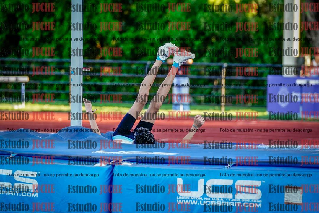 Fotos del salto en alto de varones