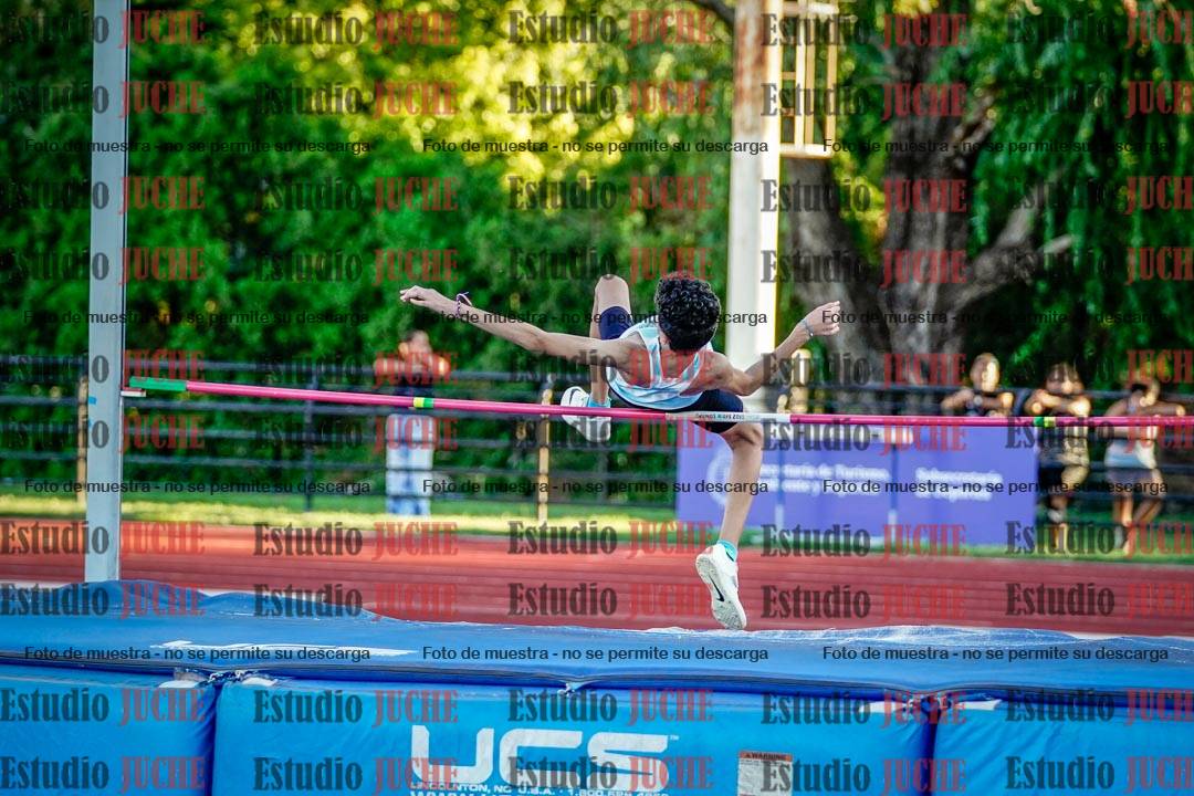 Fotos del salto en alto de varones