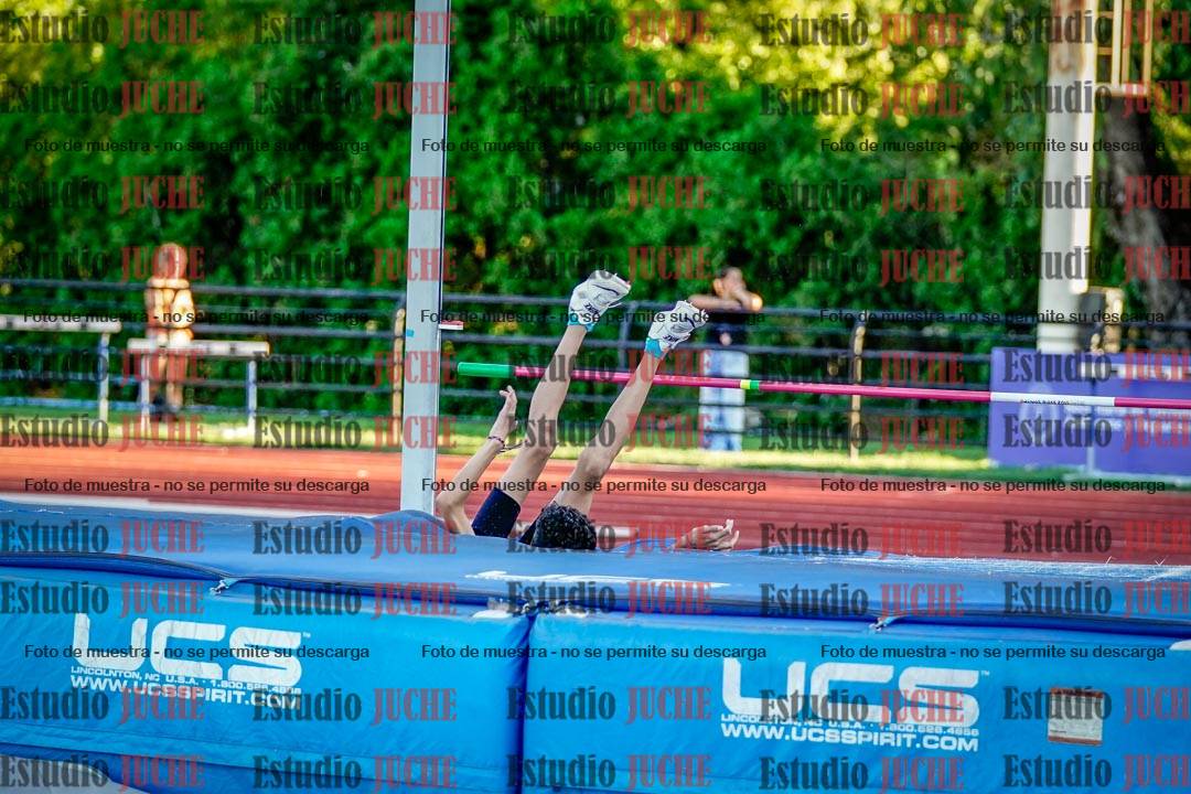 Fotos del salto en alto de varones