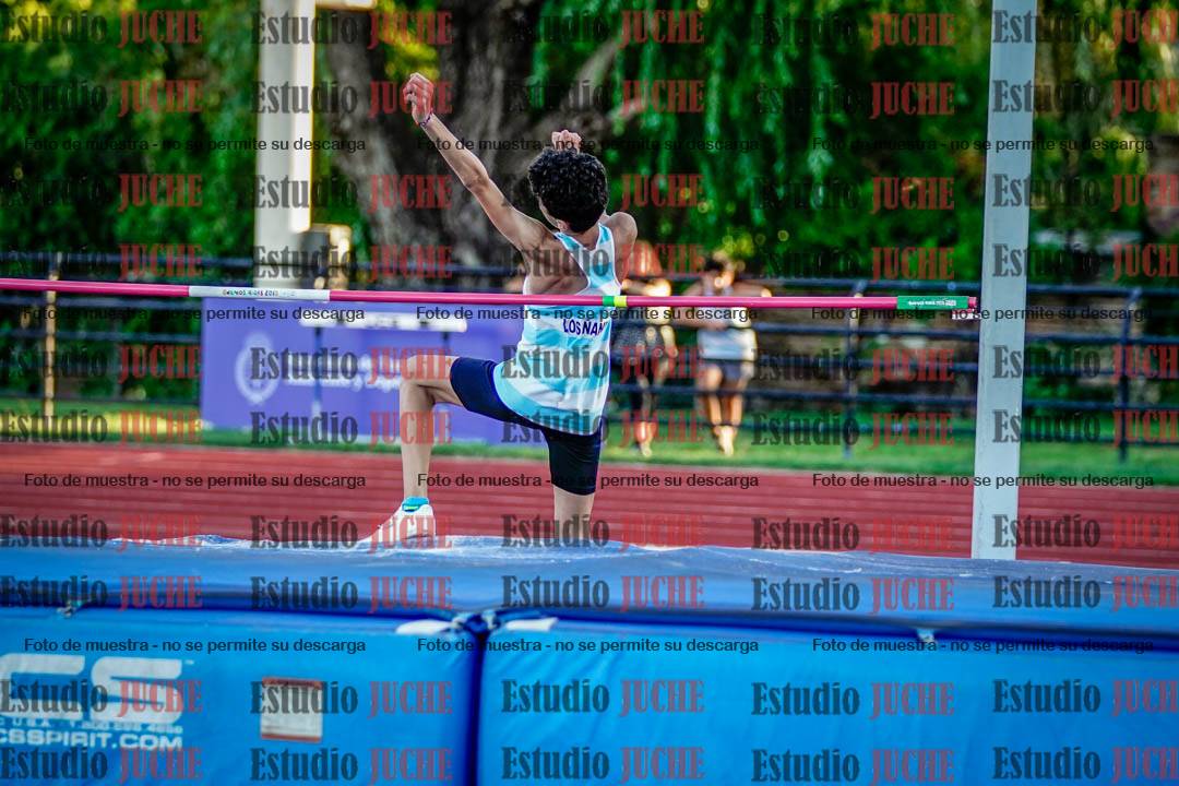 Fotos del salto en alto de varones