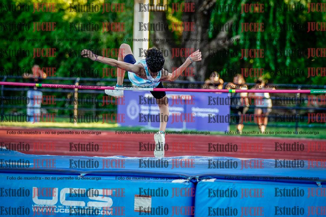 Fotos del salto en alto de varones
