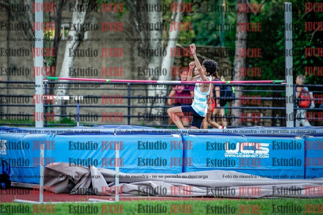 Fotos del salto en alto de varones
