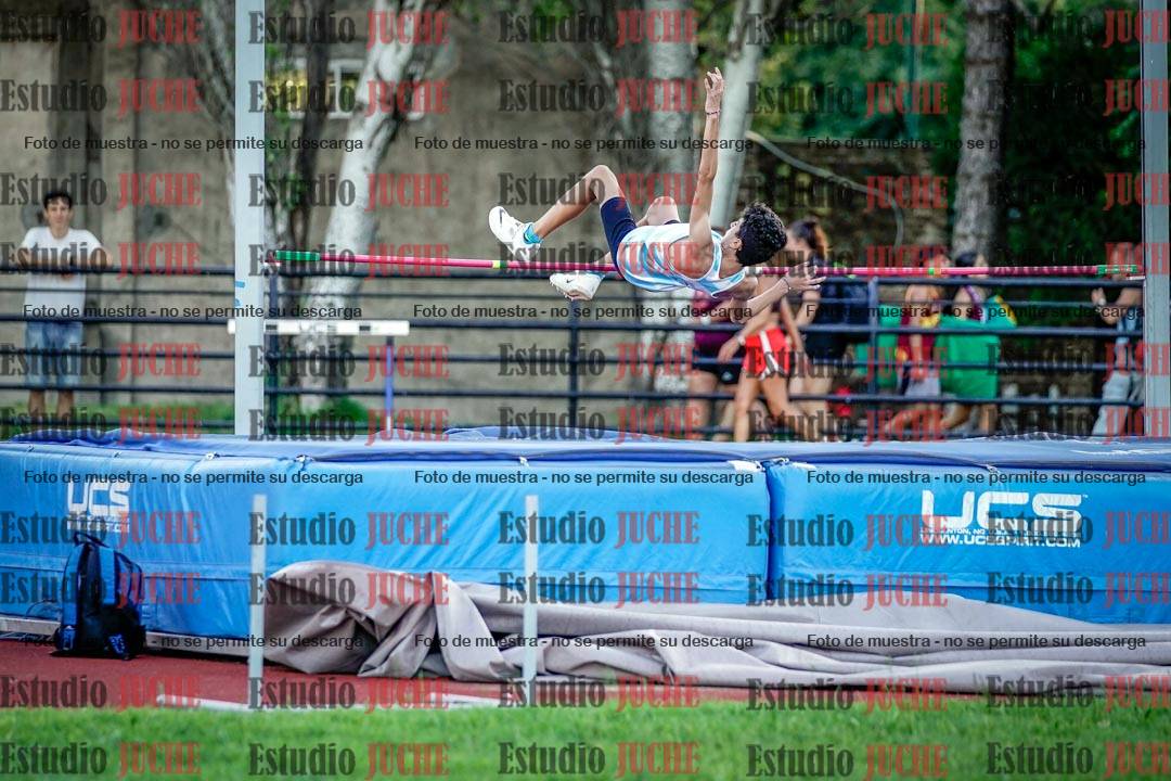 Fotos del salto en alto de varones