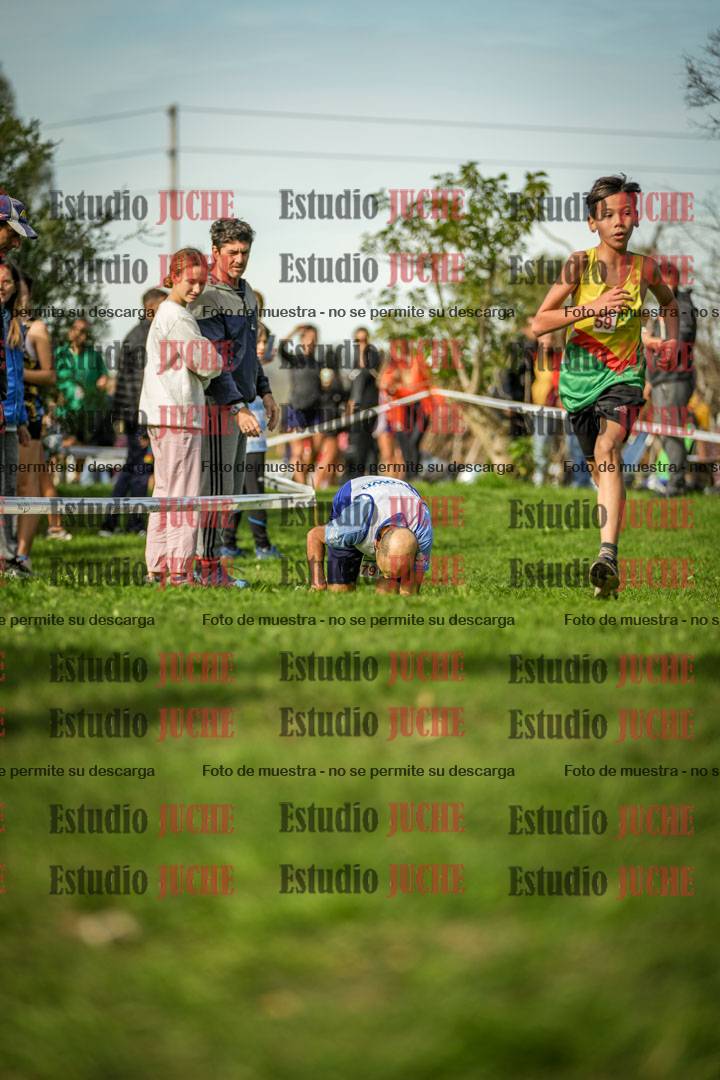 Fotos de la llegada del cross de 1500 m