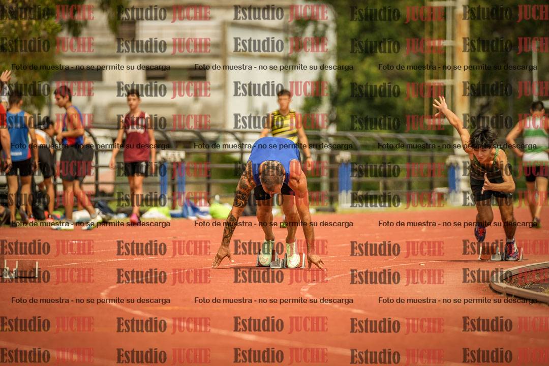 Fotos de los 200 m llanos de varones