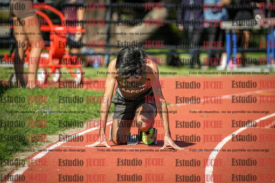 Fotos de los 200 m llanos de varones