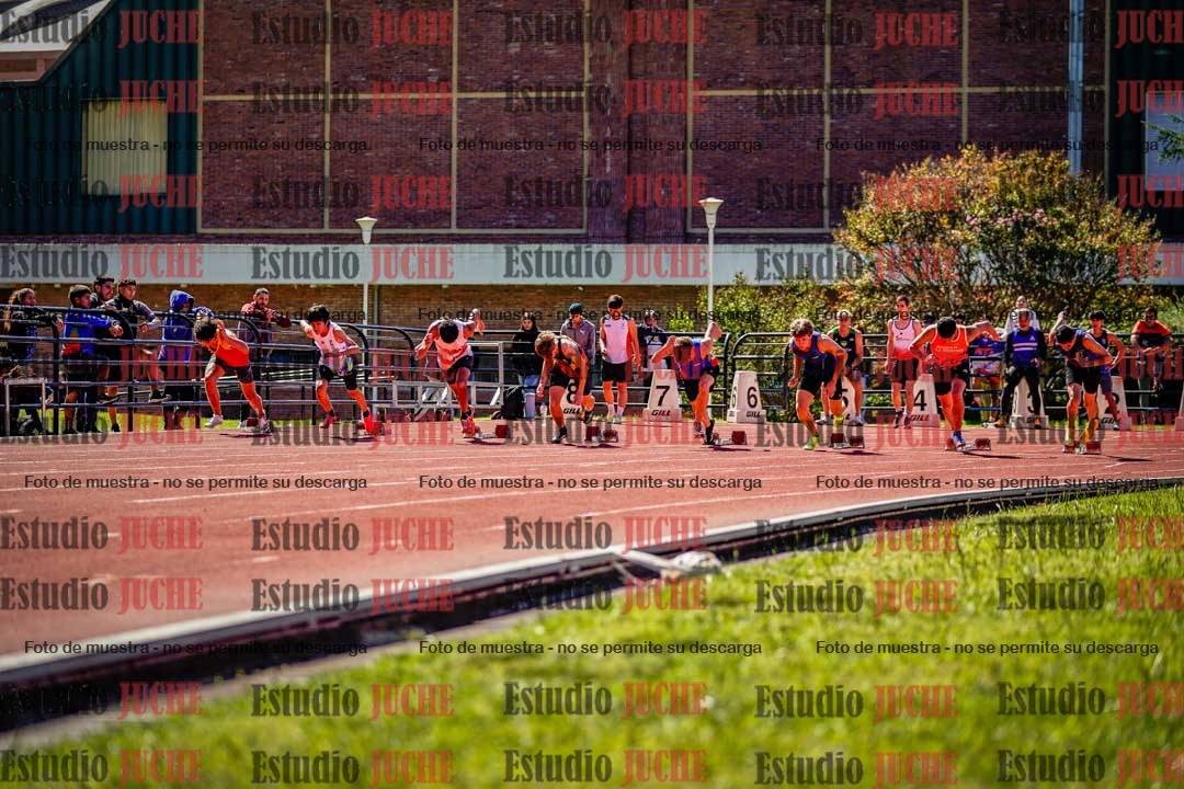 Fotos de los 100 m de varones