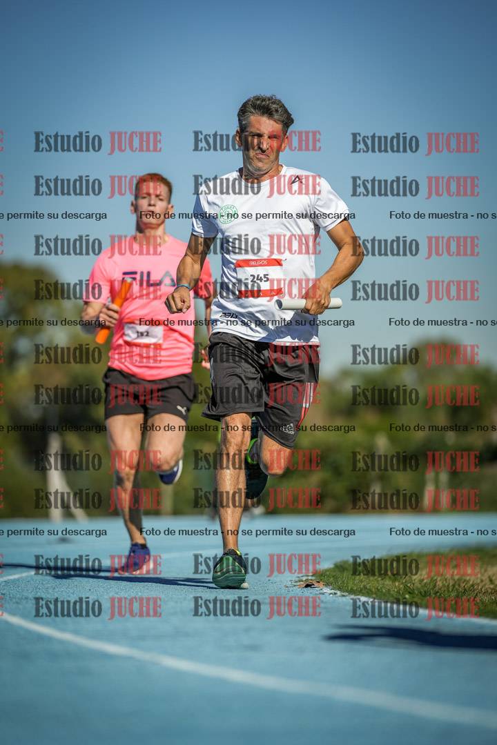 Fotos durante los relevos