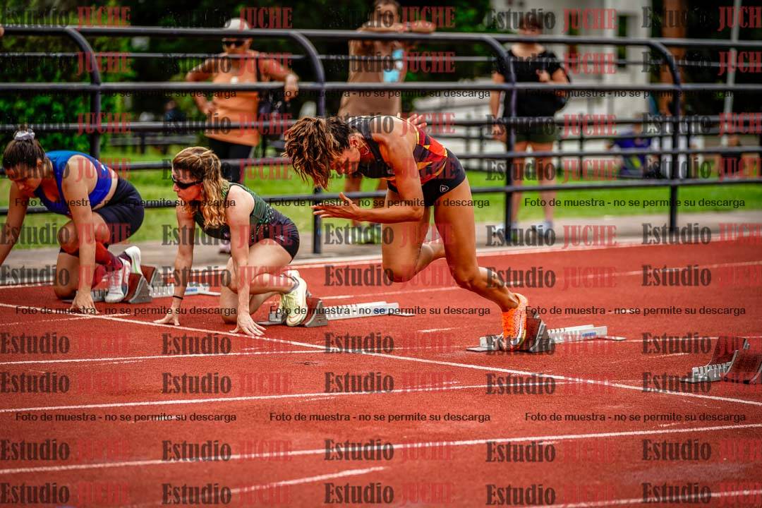 Fotos de los 100 m llanos de mujeres - FINAL