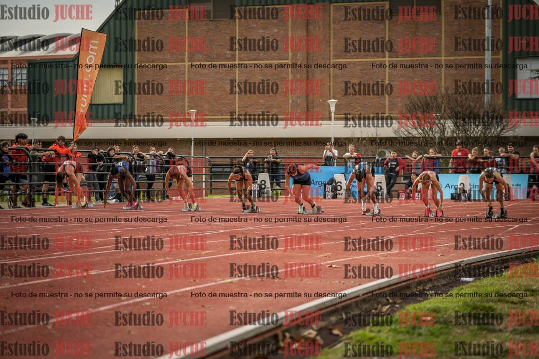 Fotos de los 100 m llanos de mujeres - FINAL