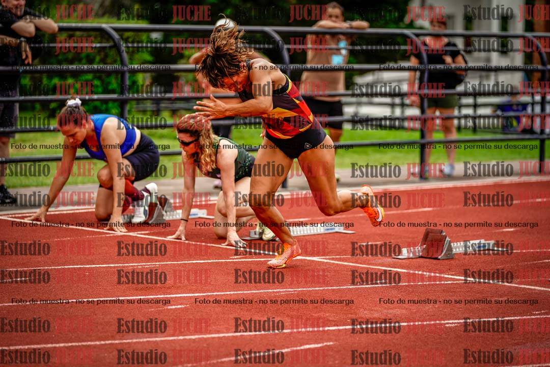 Fotos de los 100 m llanos de mujeres - FINAL