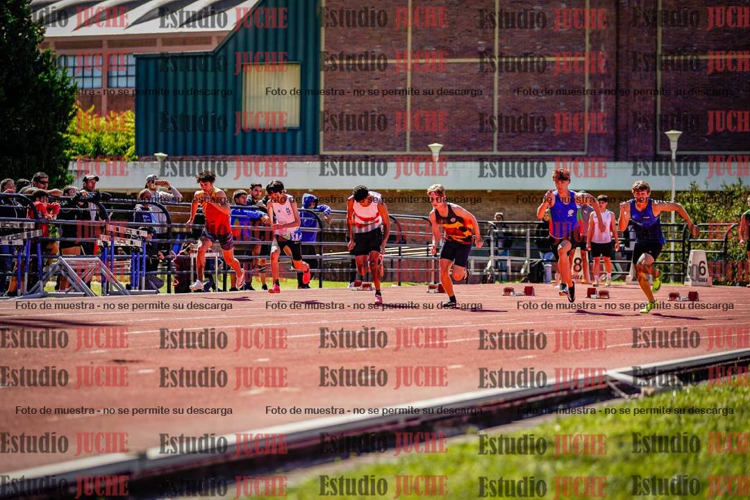 Fotos de los 100 m de varones