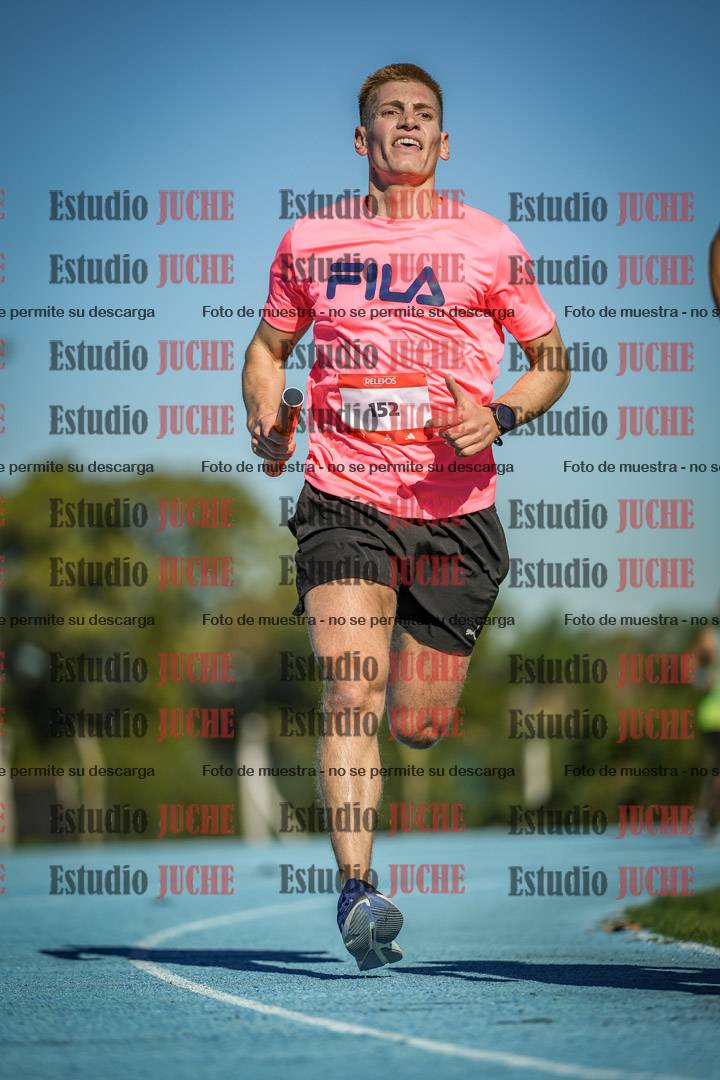 Fotos durante los relevos
