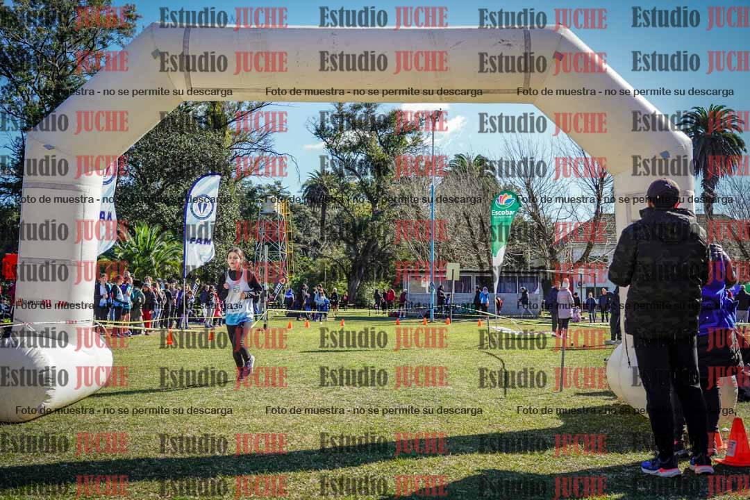 Fotos de la llegada del cross de 2000 m