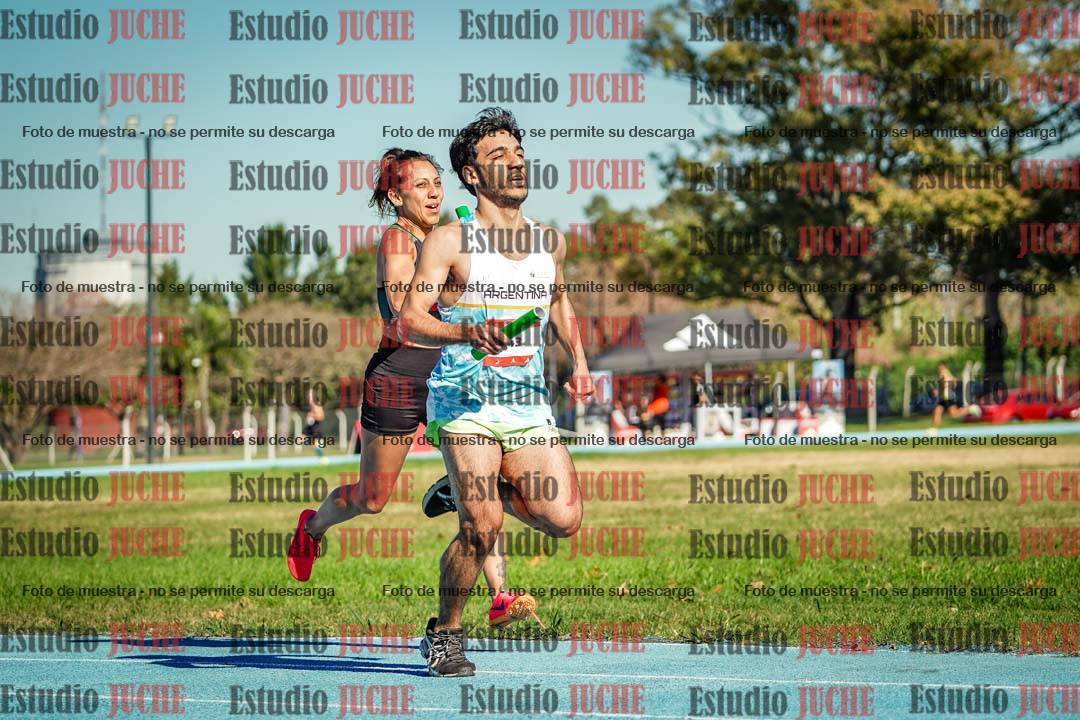 Fotos durante los relevos