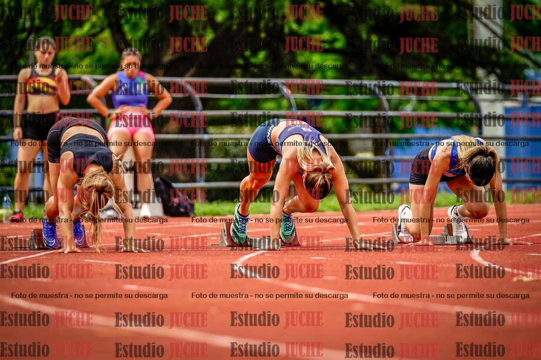 Fotos de los 100 m llanos de mujeres - FINAL