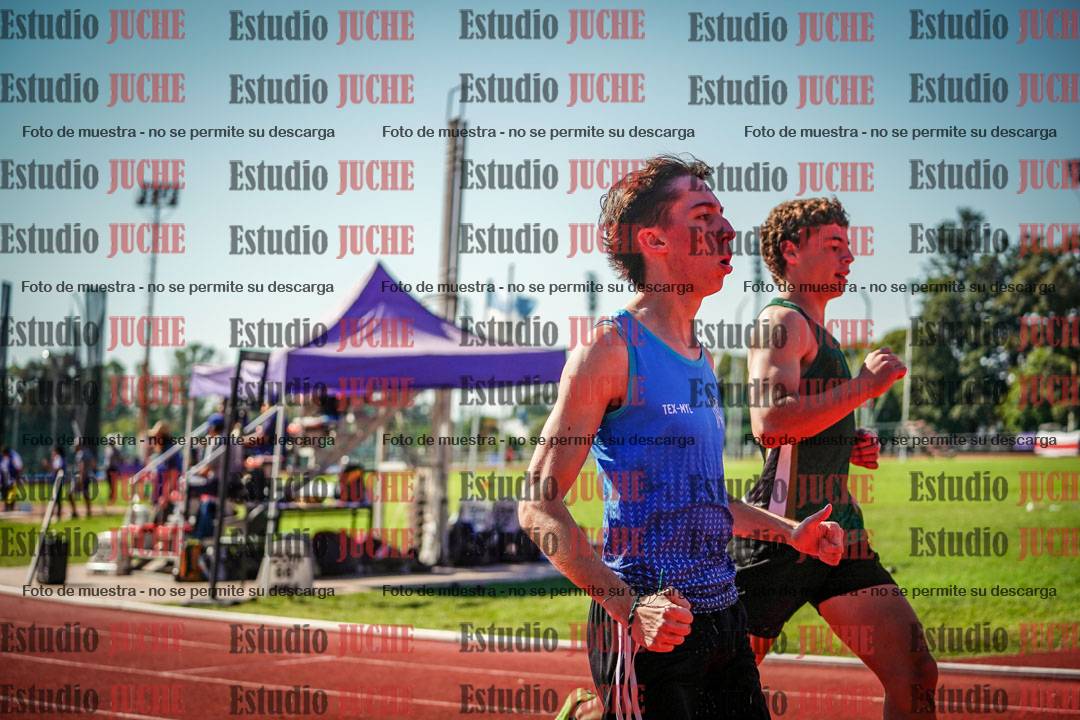 Fotos de los 100 m llanos de varones