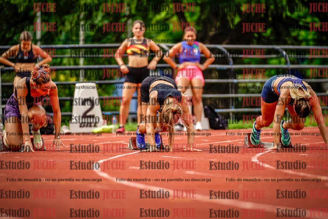 Fotos de los 100 m llanos de mujeres - FINAL