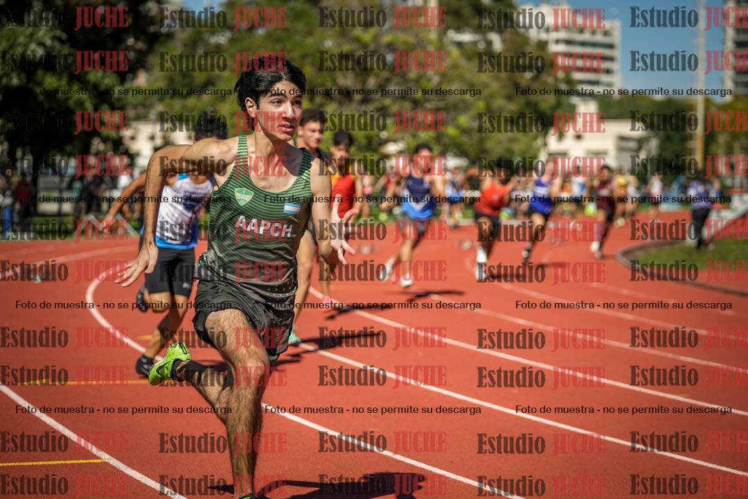 Fotos de los 200 m llanos de varones